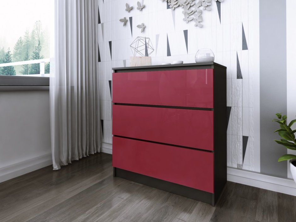 Желтые стены серая мебель