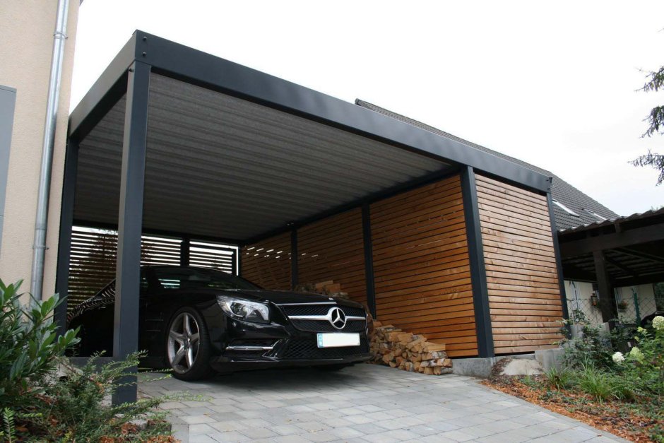 Carport aus Metall