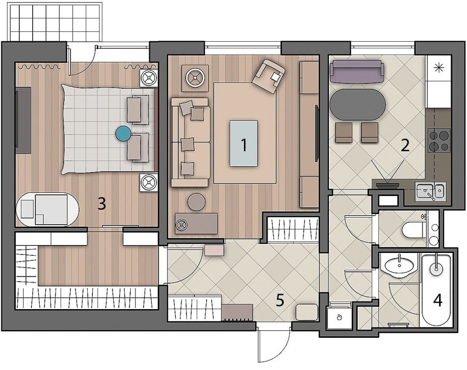 Дизайнерские планировки квартир