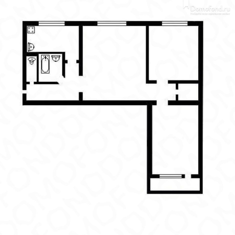 Схема трехкомнатной квартиры в хрущевке фото