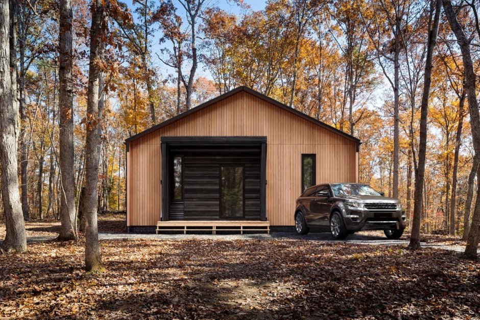 Дом в скандинавском стиле с гаражом