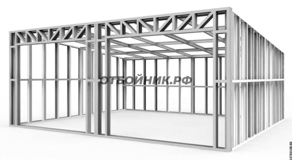 ЛСТК каркас 10х17