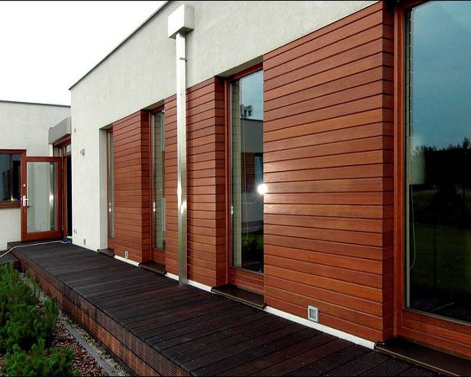 Планкен термососна фасад