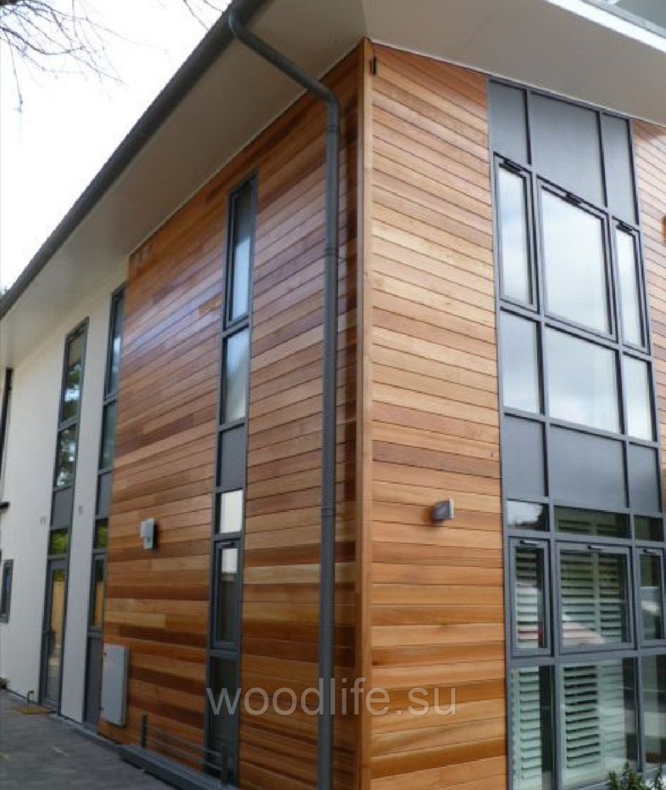 Деревянный фасад