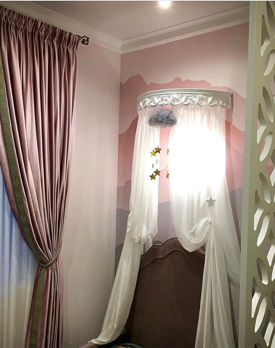 Кронштейн настенный для балдахина