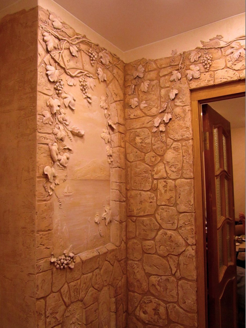 Декоративная внутренняя отделка стен