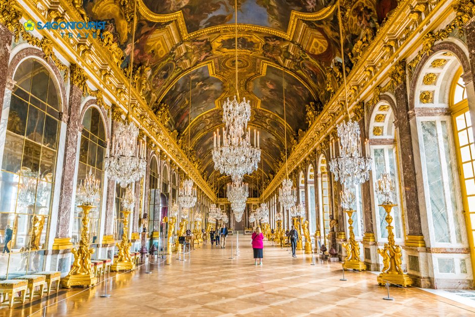 Версальский дворец в Париже зеркальная галерея