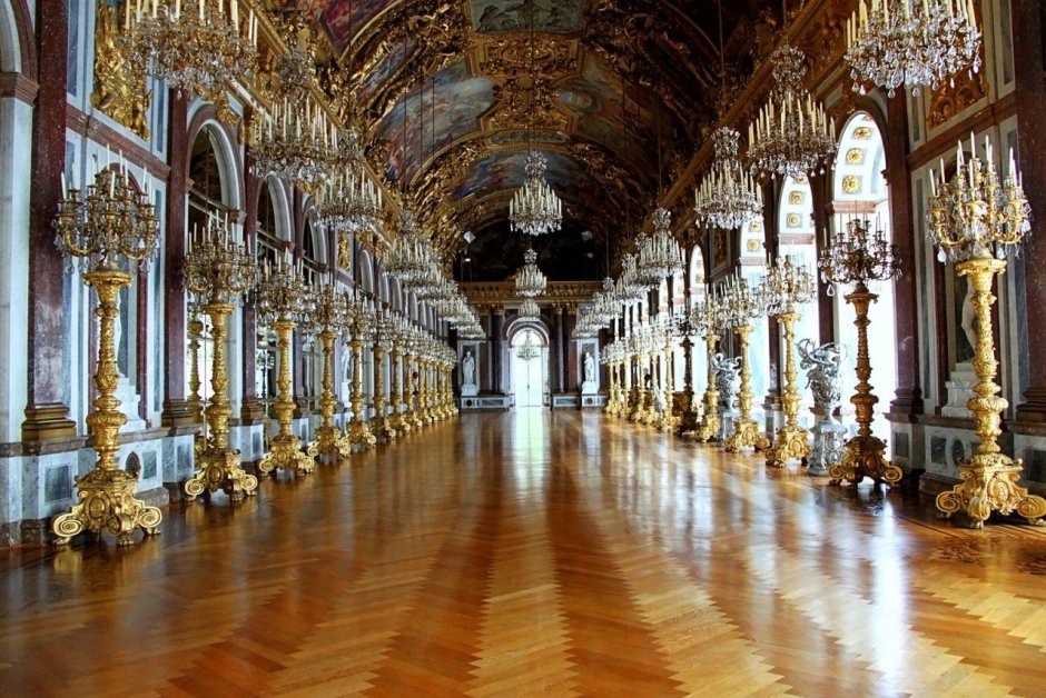 Версаль Франция зеркальная галерея