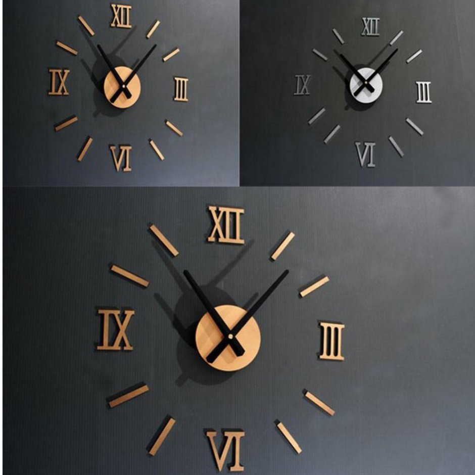Часы римские цифры на стену