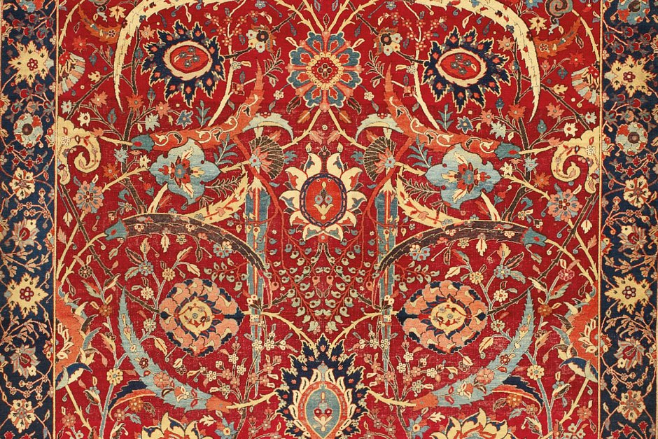 Расцветки советских ковров