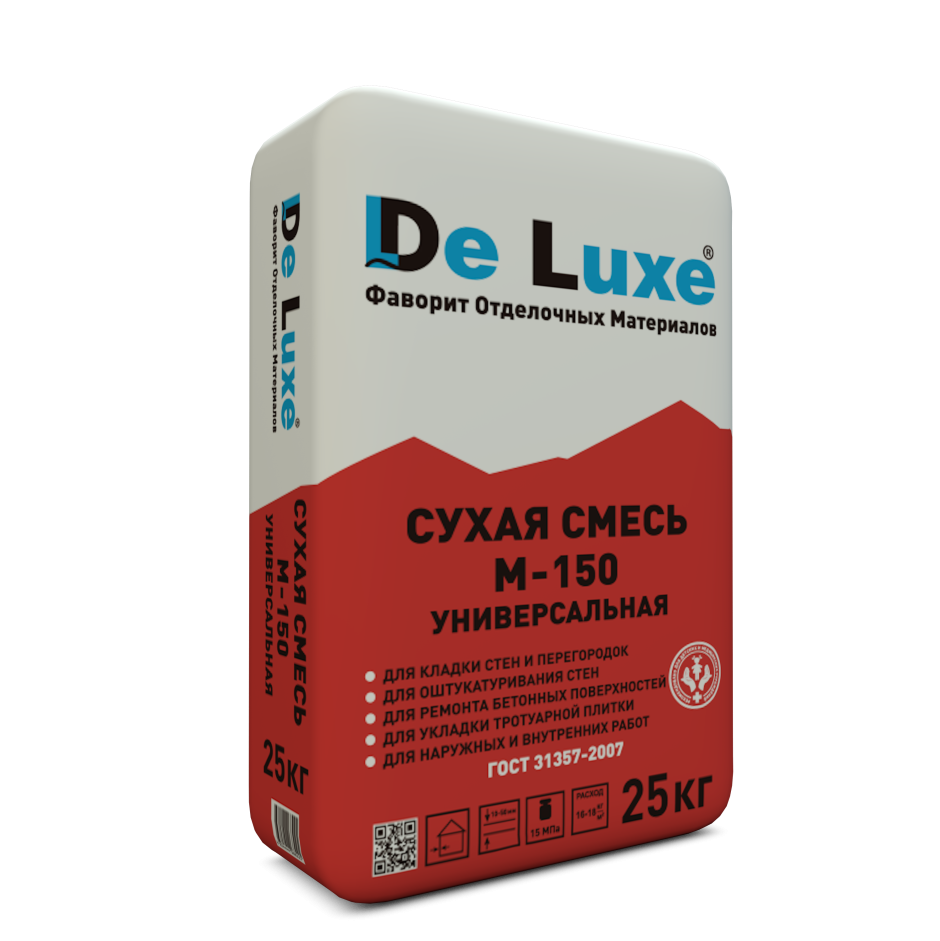 Монтажно-кладочный клей de Luxe Мастерблок