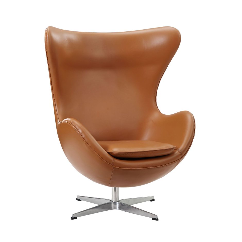 Arne Jacobsen Style Egg Chair кремовая кожа