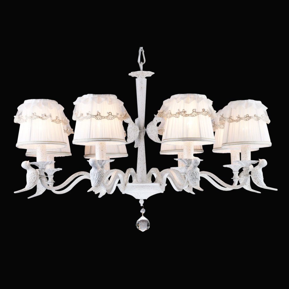 Подвесная люстра Natali Kovaltseva Oriole Oriole 70011-8c White Gold