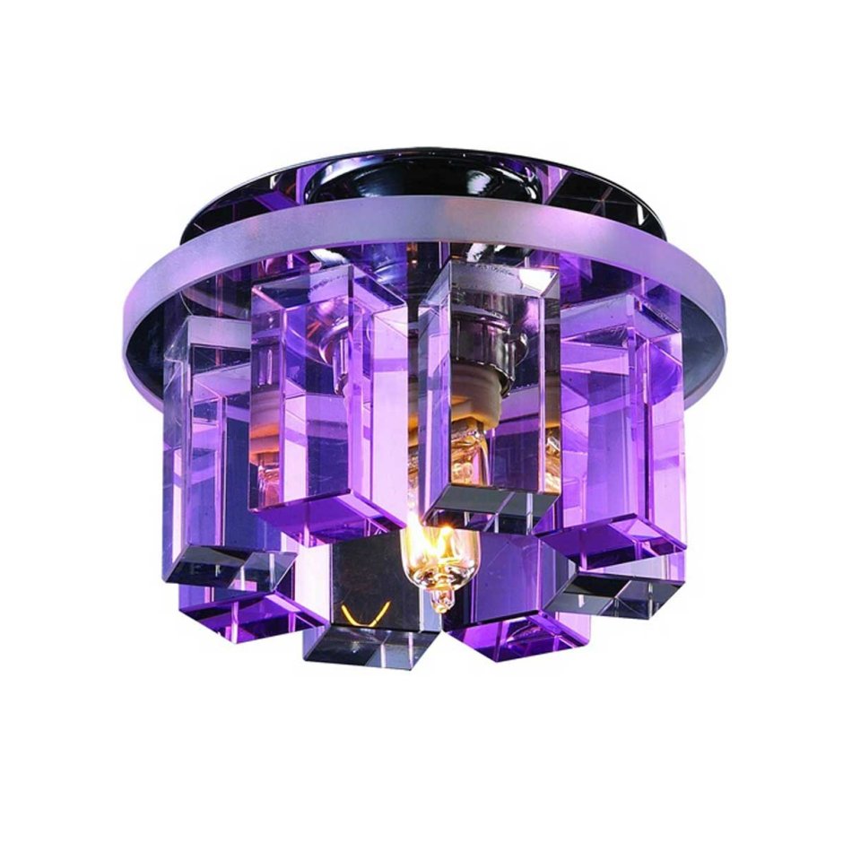 Подвесная люстра MW-Light Федерика фиолетовая