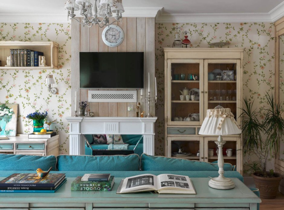 Гостиная в стиле Прованс
