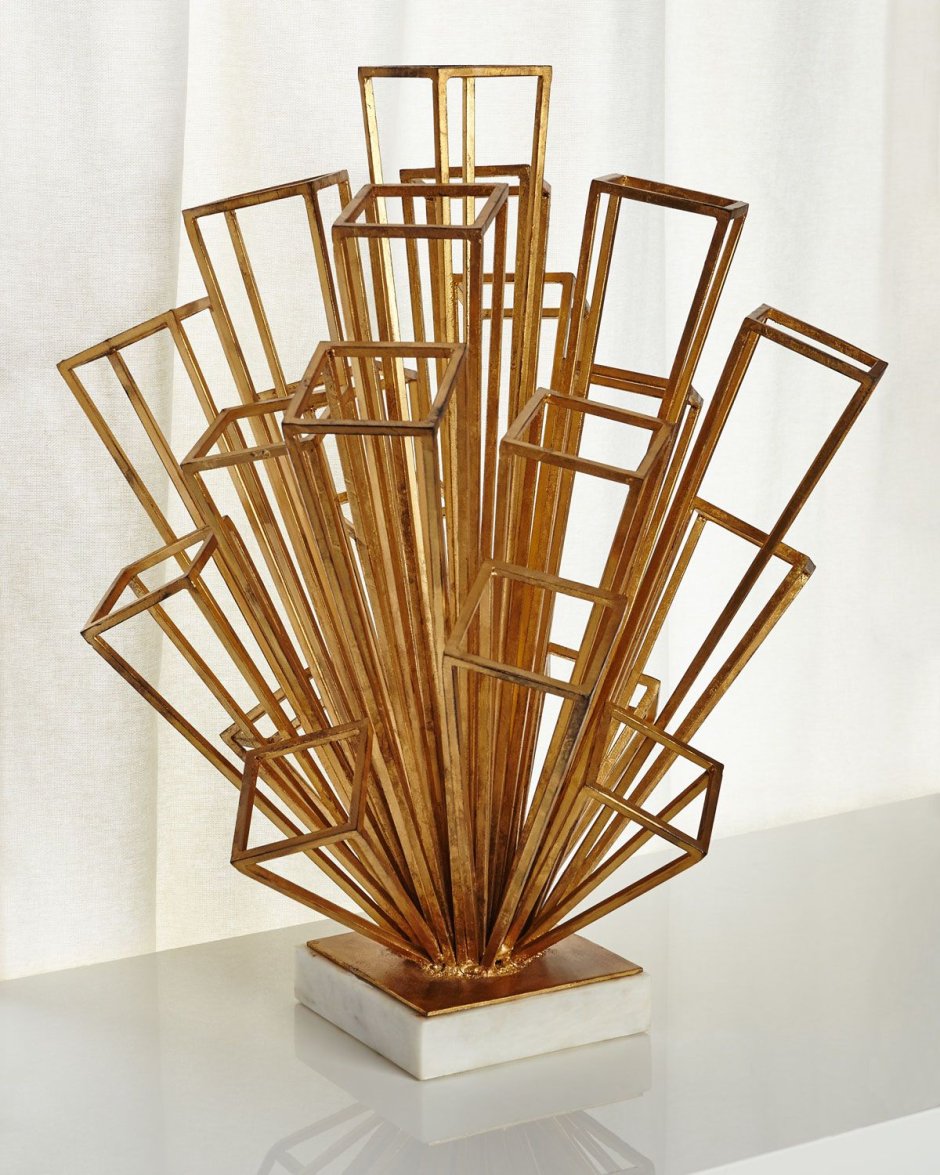 Декор из бамбуковых палочек