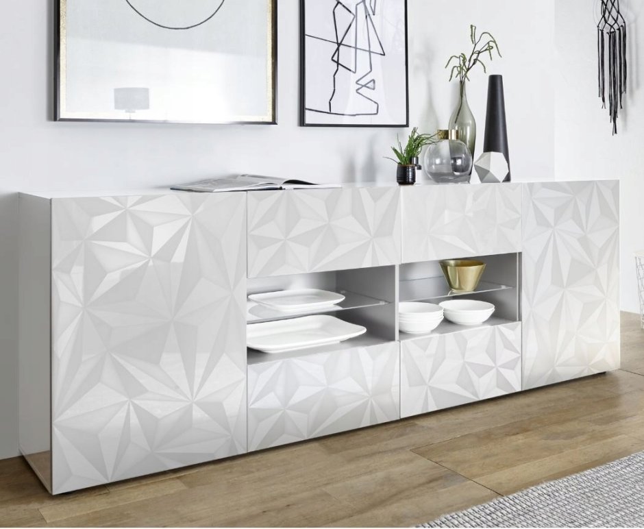 Гостиная Atlantida White Gloss