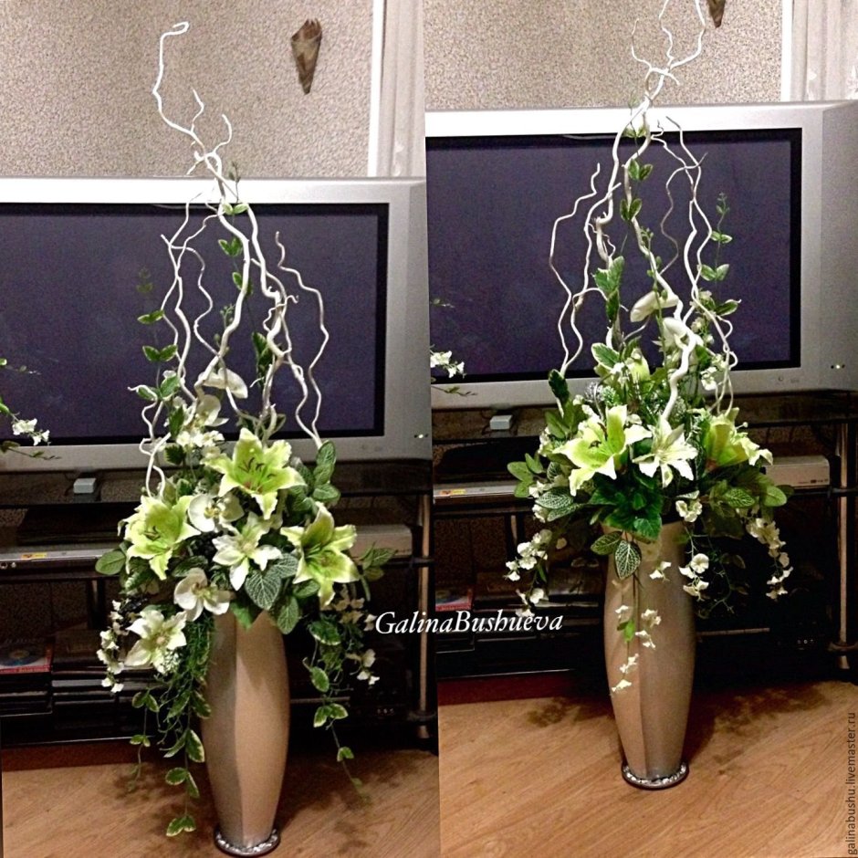 Цветы в интерьере