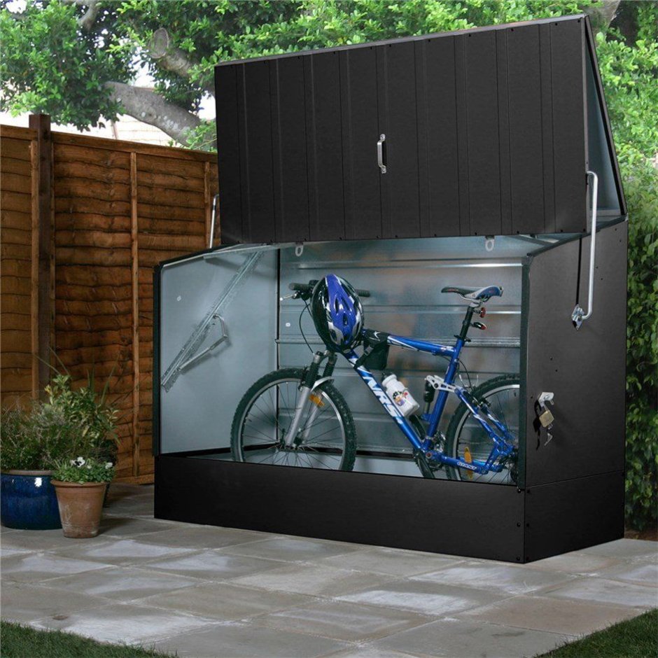 Уличный ящик для хранения велосипедов