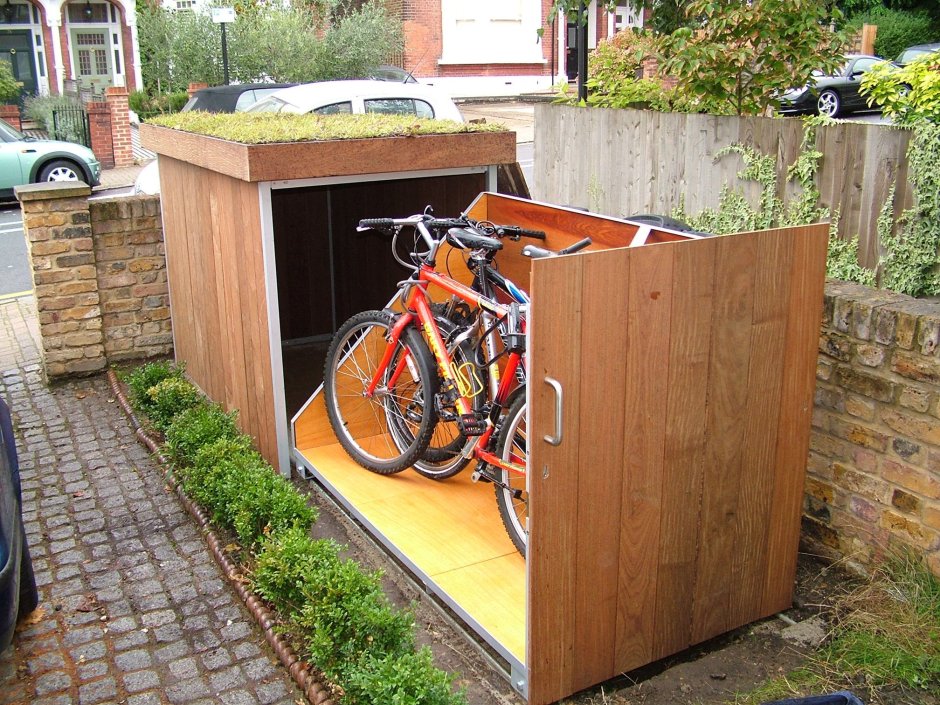 Мини гараж для велосипеда