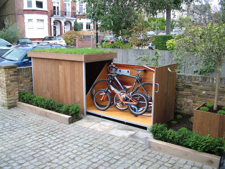 Хранилище для велосипедов на даче