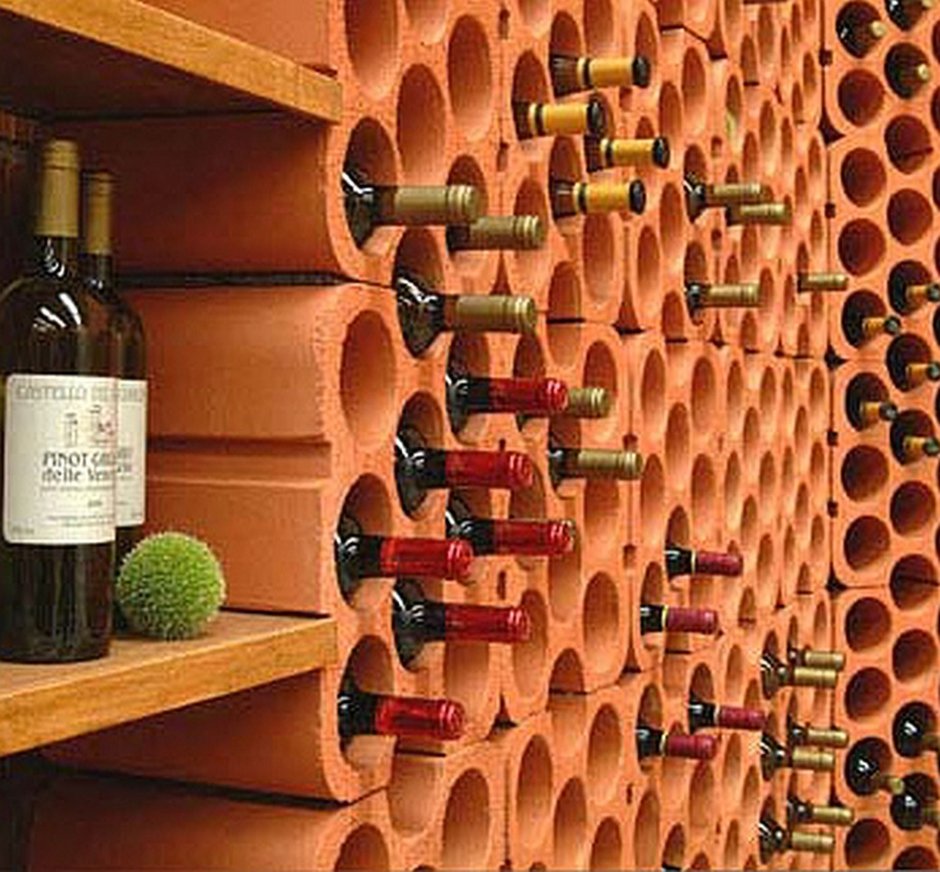 размеры полок для винных бутылок