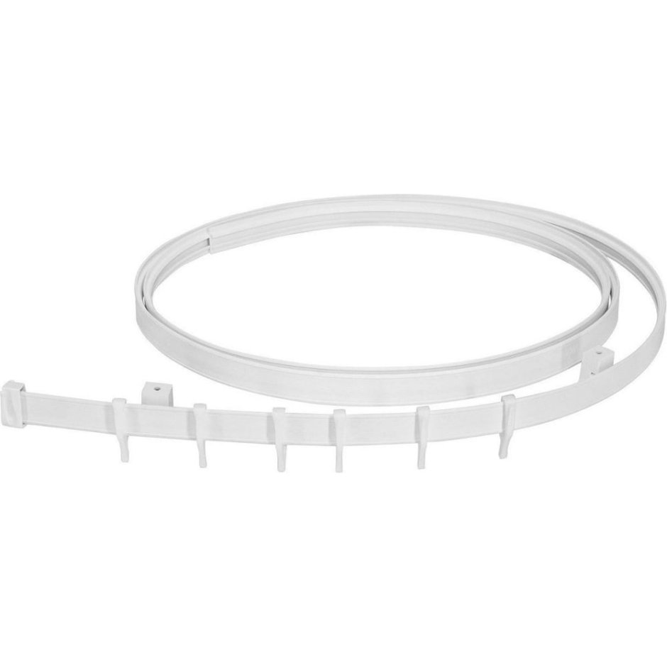 Карниз гибкий Legrand 58063142 однорядный белый 360 см
