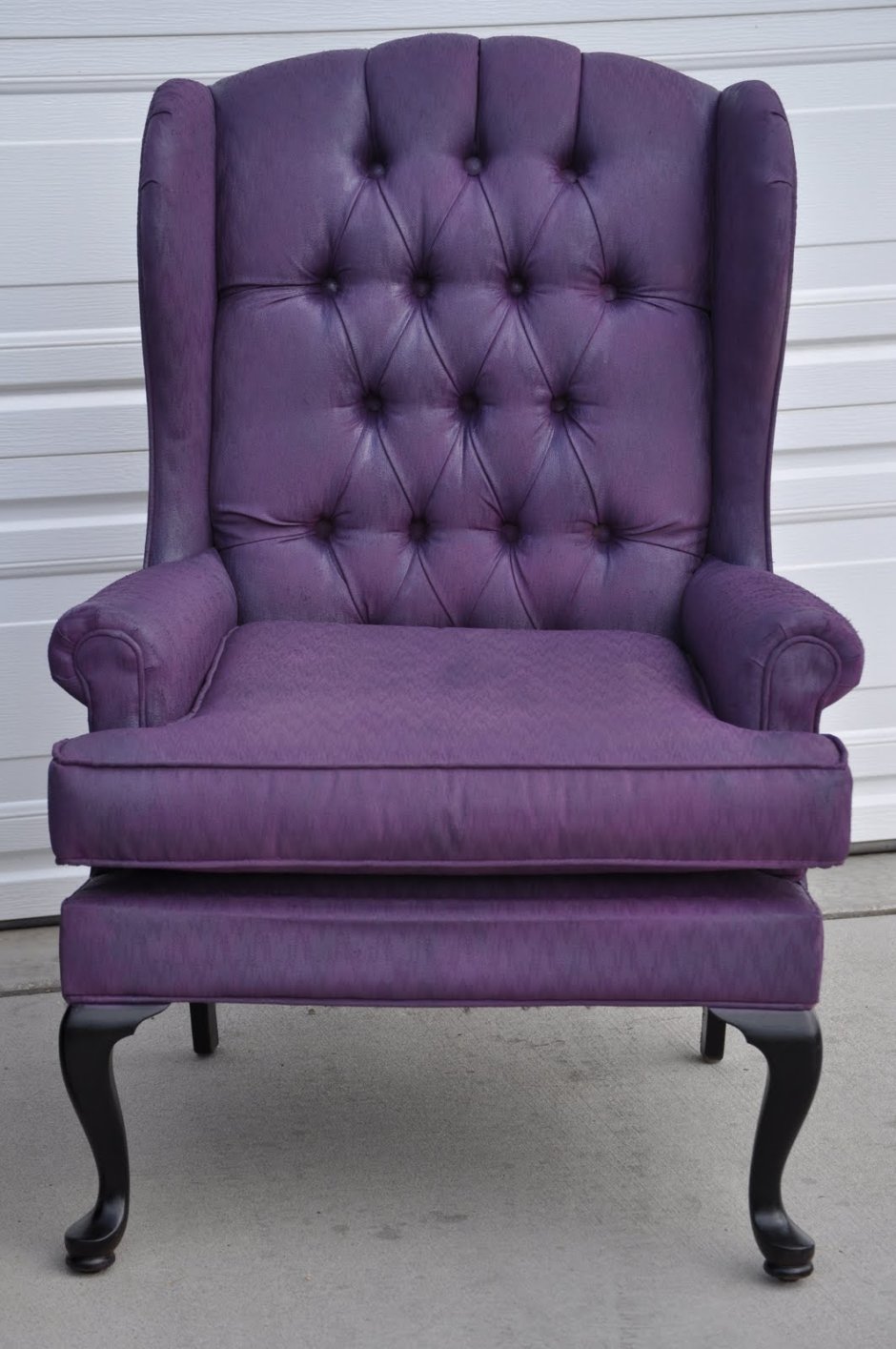 Кресло икеа фиолетовое бархатное