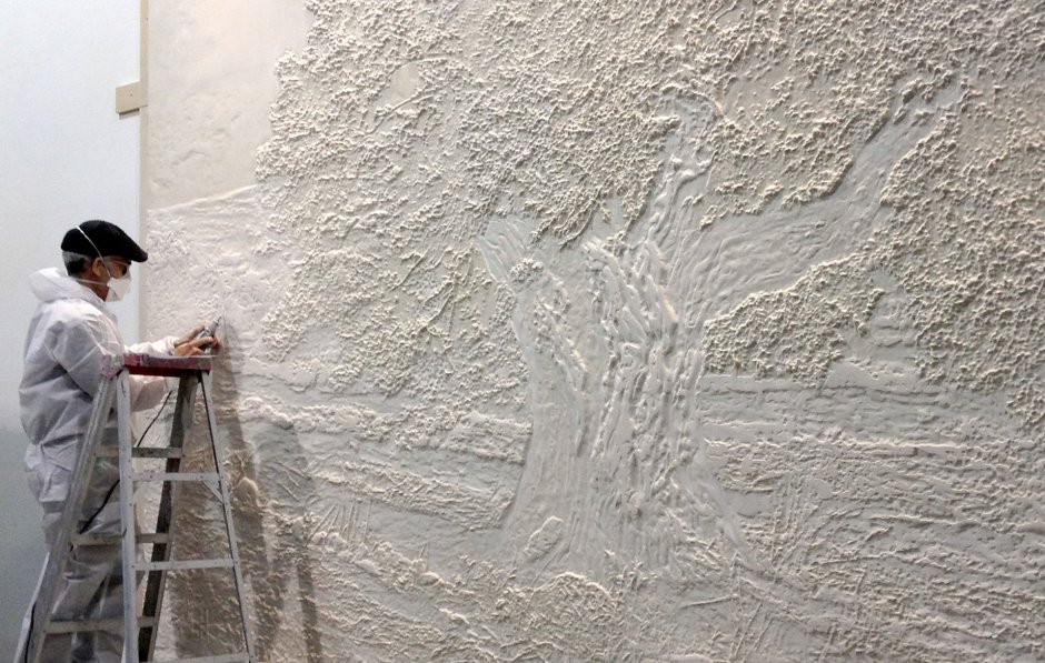 Фактурная гипсовая штукатурка