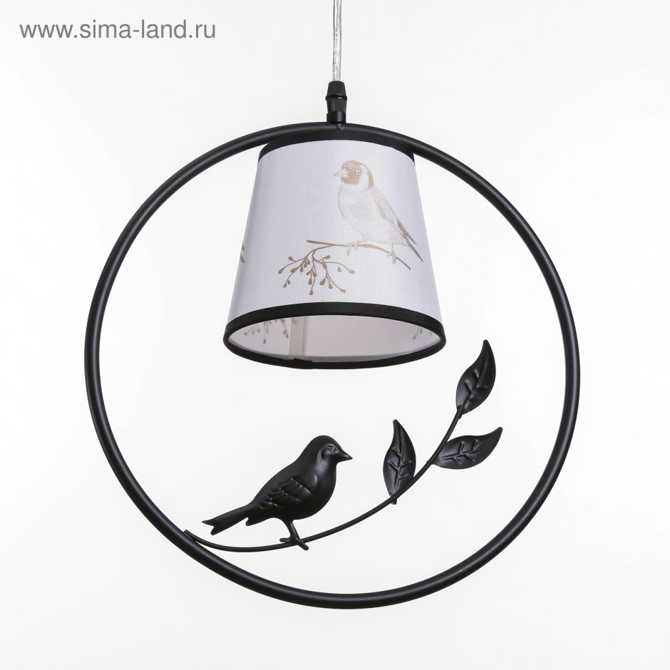 Люстра клетка с птичками