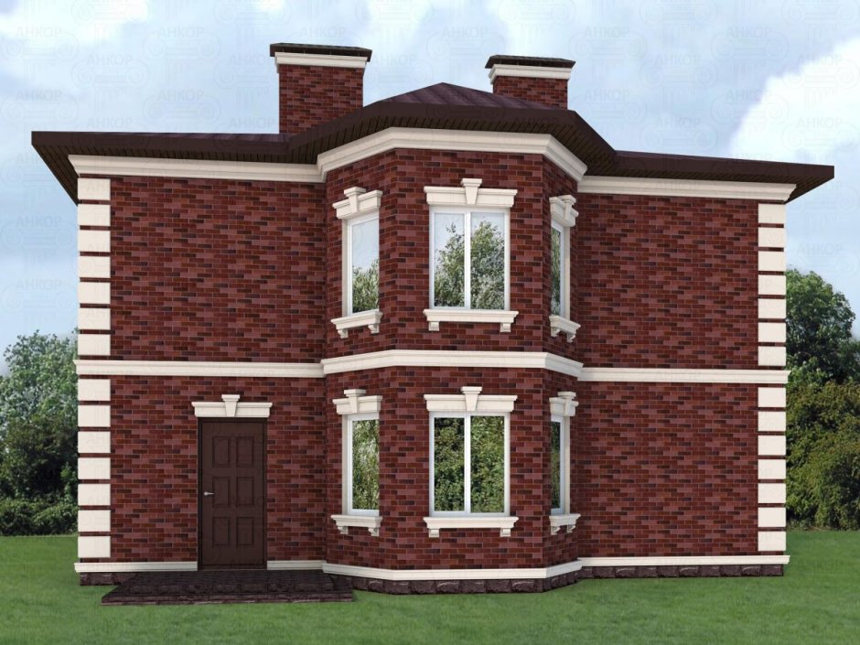 Красивые фасады коттеджей