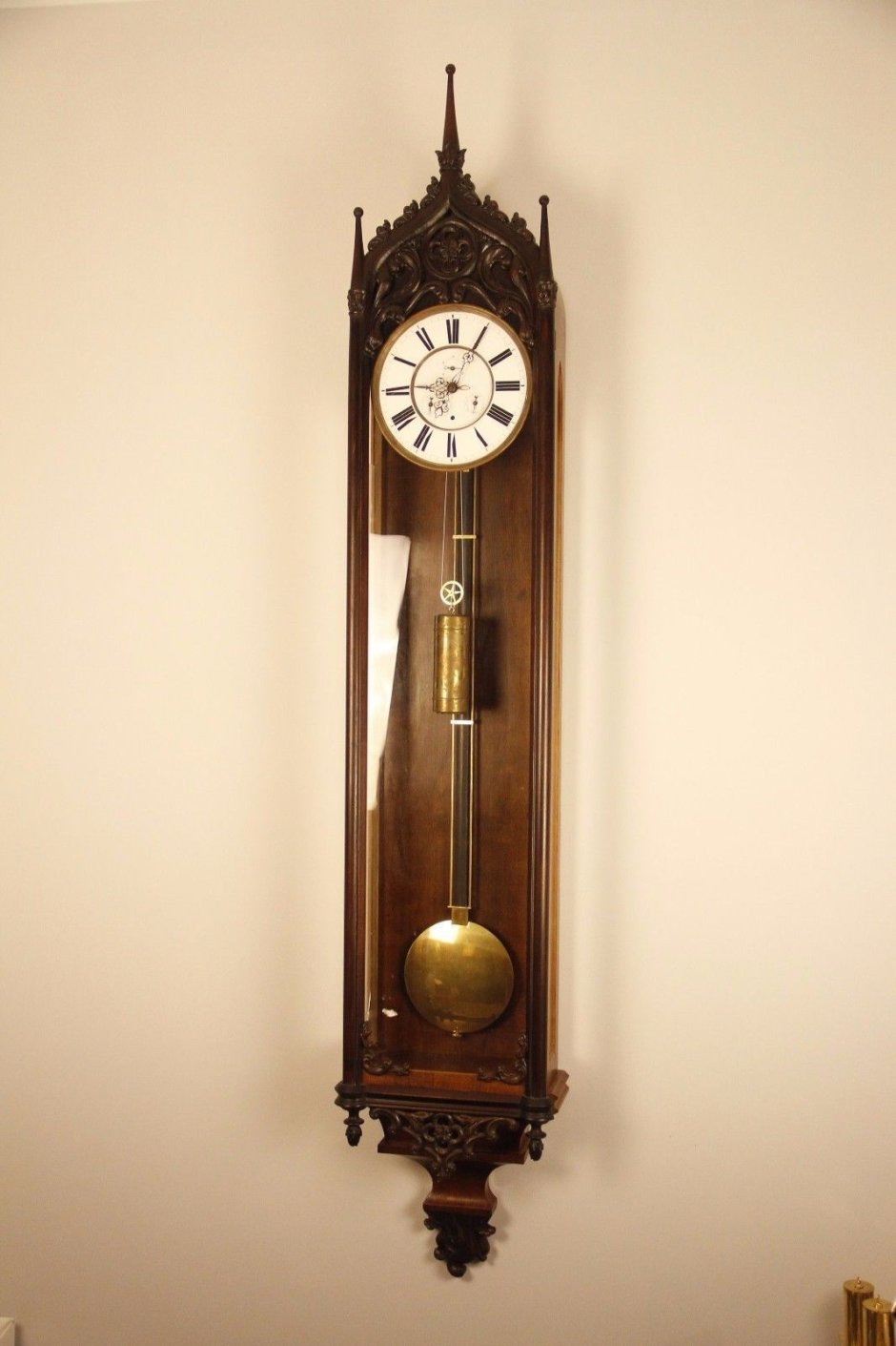Старинные часы с деревянными платами