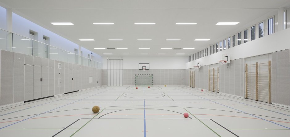 Спортивный зал интерьер школы