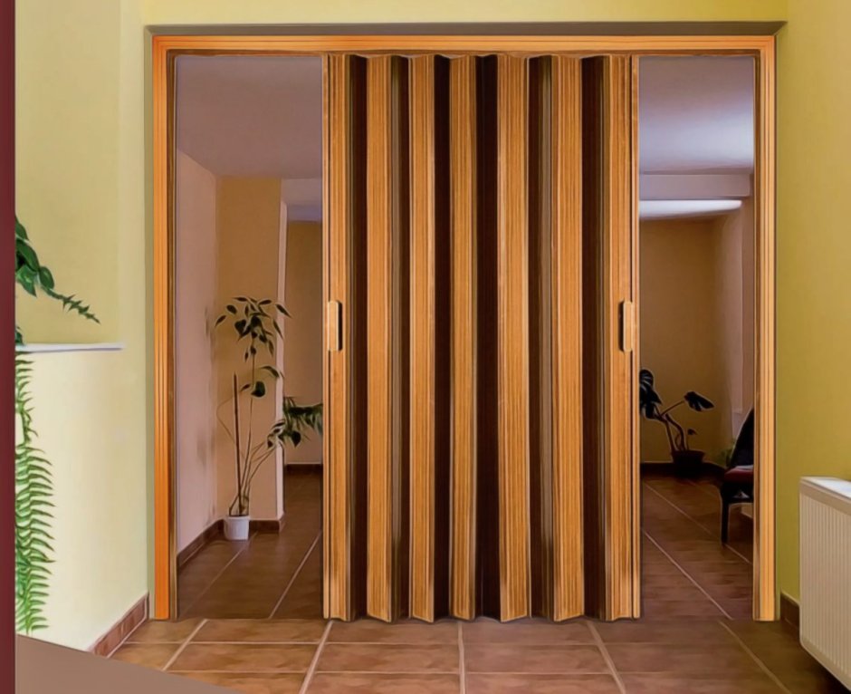 Раздвижные перегородки межкомнатные гармошка
