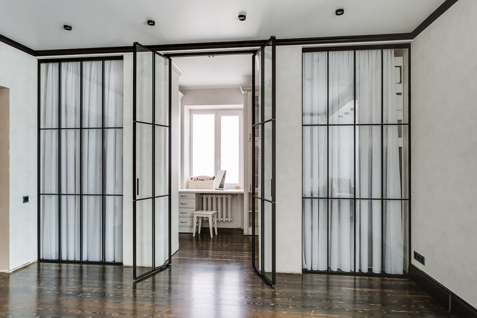 Складные перегородки межкомнатные
