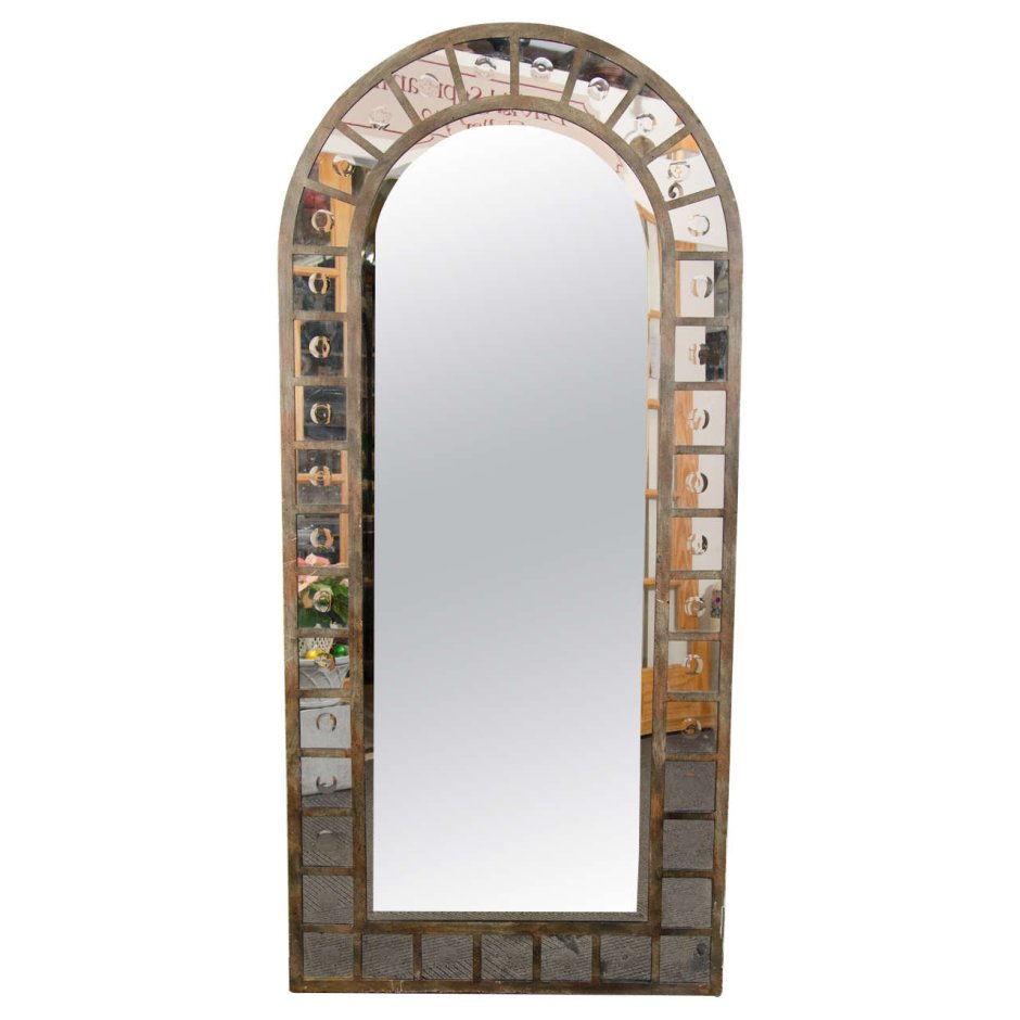 Зеркало напольное арка в интерьере