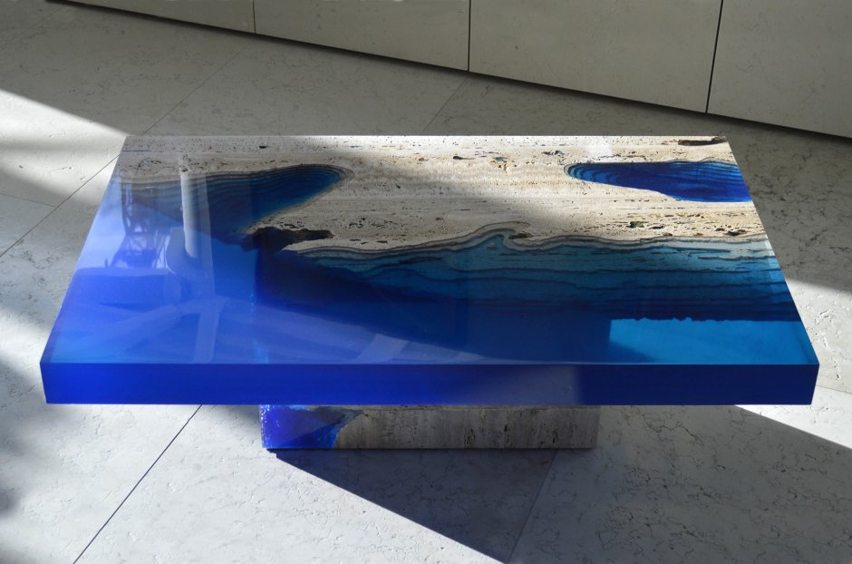 Lagoon Table by Alexandre Chapelin