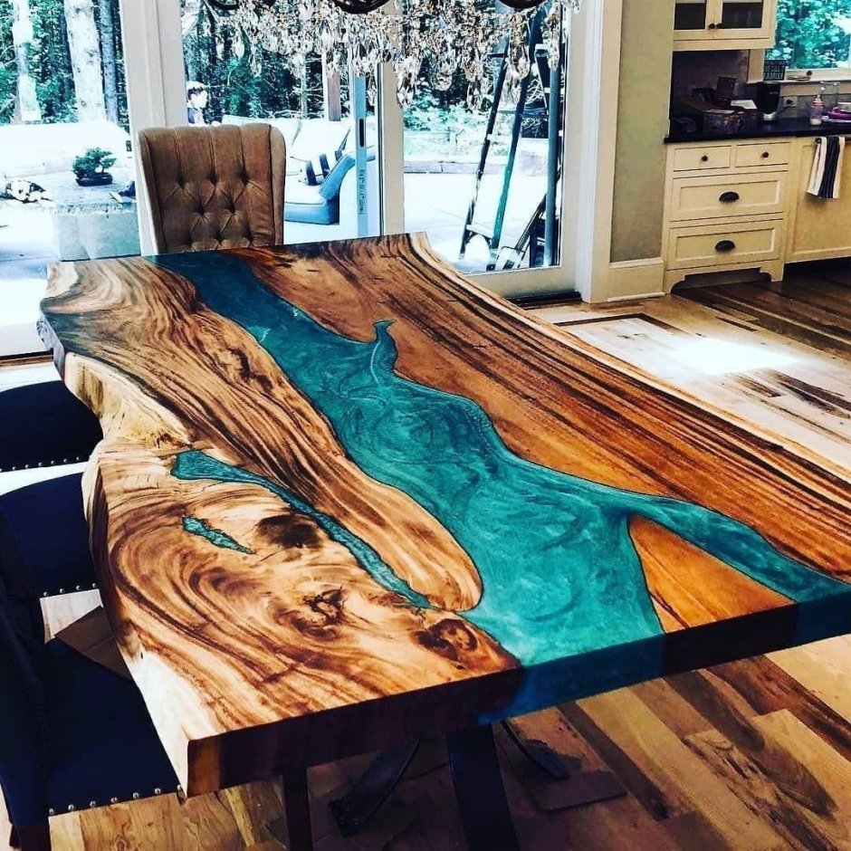 Slab Wood эпоксидная смола