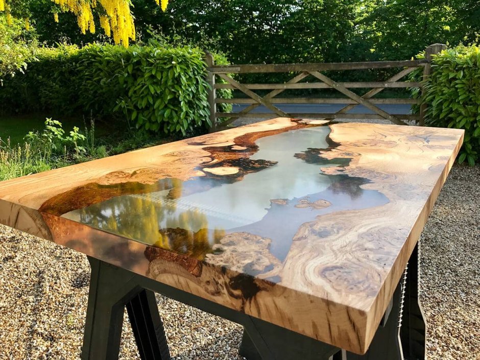 Epoxy Resin River Table