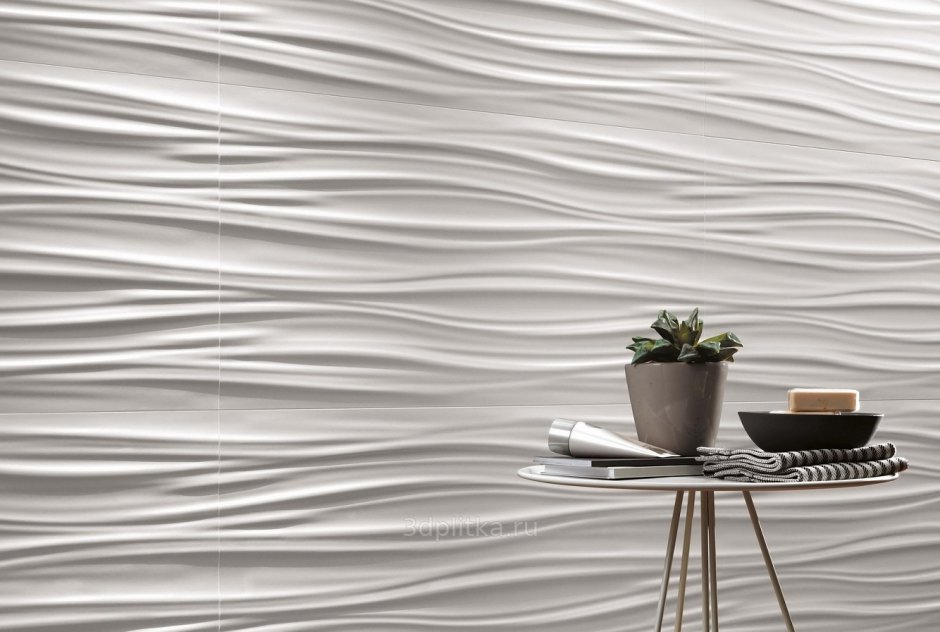 Плитка Atlas Concorde 3d Wall Design Dune White Matt