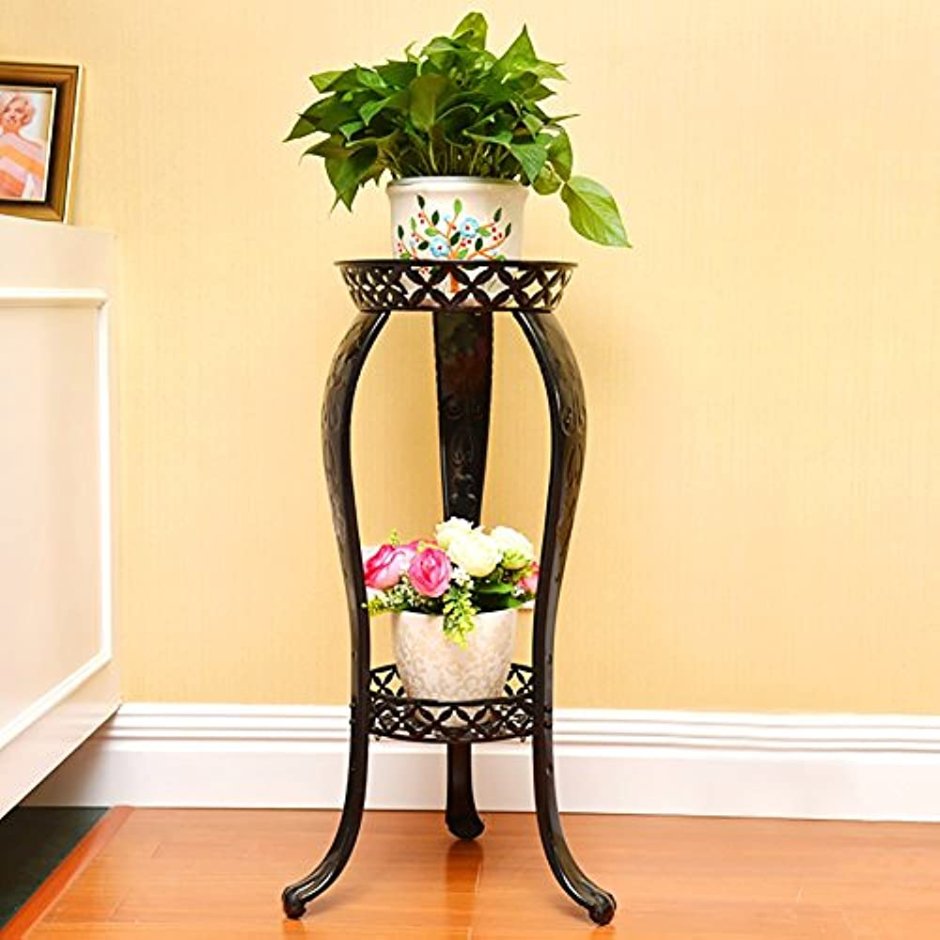 Круглая полка для цветов