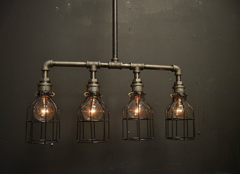 Loft Industrial Metal e27/e26 Edison Gear Chandelier Iron Pendant Light Cafe Lamp