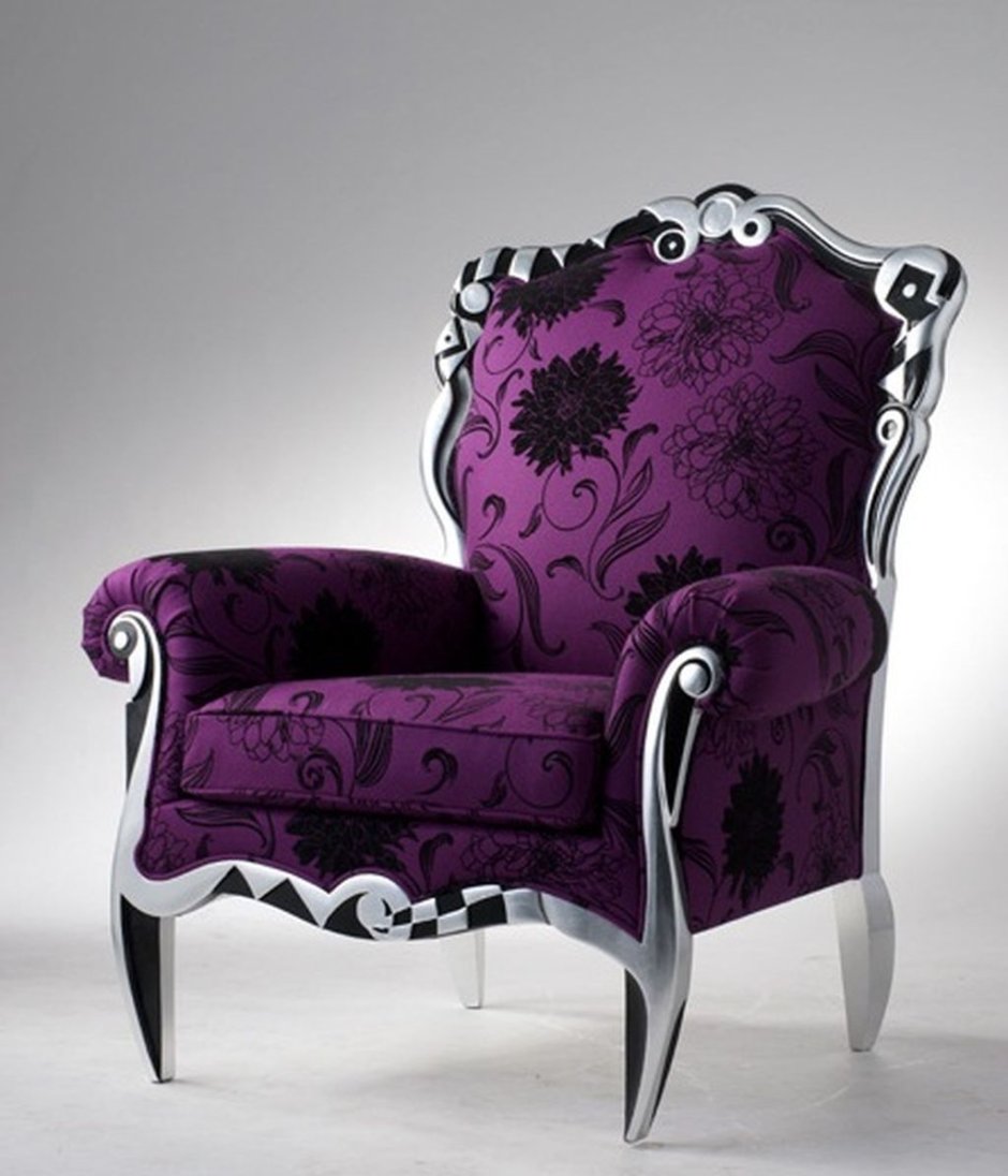 Кресла фиолетового цвета