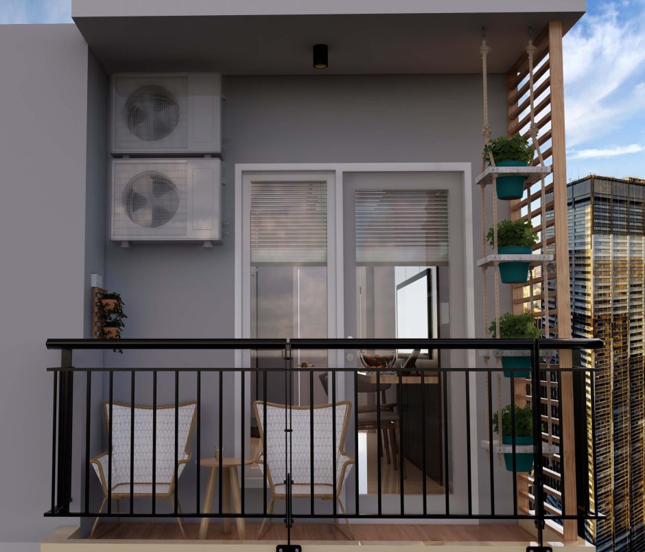 Французский балкон Холланд парк