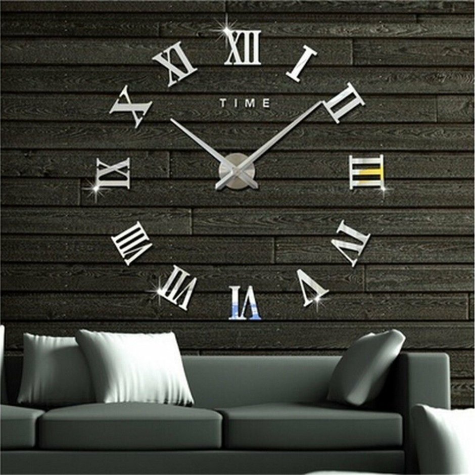 Часы настенные необычные оригинальные из фанеры