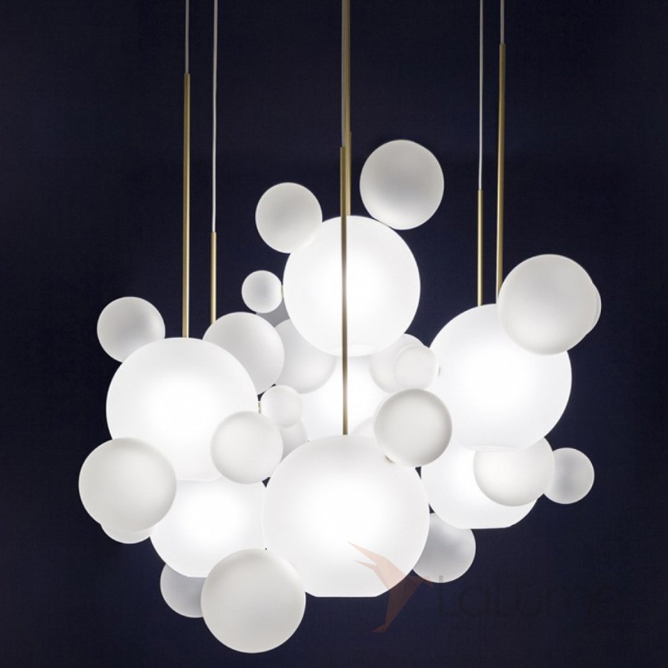 Подвесной светильник Giopato & Coombes Bolle BLS Lamp White Glass 4