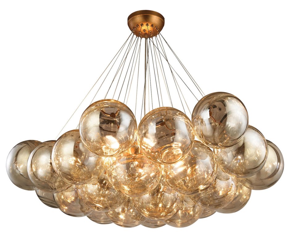 Люстра Bubble Chandelier золото