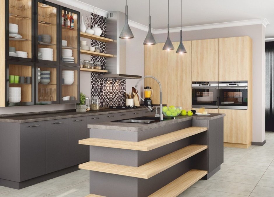 Кухни Эггер дерево