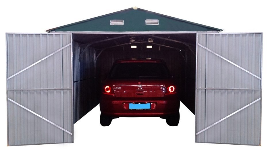 Складной гараж для автомобиля Железный