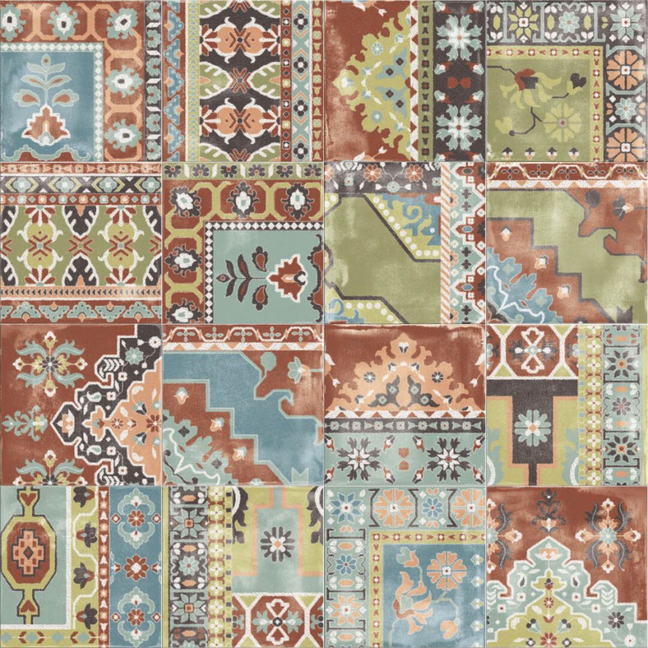 ABK Play керамогранит Carpet Mix Multicolor